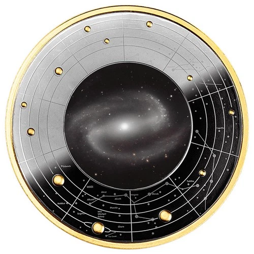 2024 17.48g Cameroon Silver 2024 Cameroon Silver Galaxy Messier 100 NGC BP