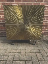 Swoon Ziggy Brass and Mango Wood Sideboard