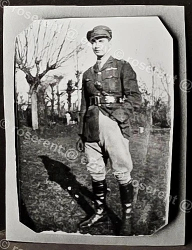 WW1 RFC Canadian Pilot - Brian Davy  - archive  photo 11 by 9cm