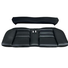 1994-1998 Ford Mustang Rear Seat Bottom Headrest Panel Leather Ebony 000zh 1994-1998 Ford Mustang Rear Seat Bottom Headrest Panel Leather Ebony 000zh