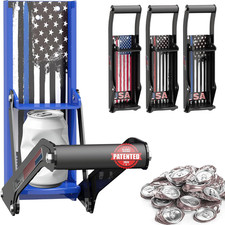 Can Crusher Wall Mounted, 12oz & 16oz Heavy Duty Manual Can Crusher for Aluminum