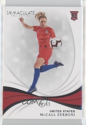 2018-19 Panini Immaculate /65 McCall Zerboni #55 Rookie RC 19di