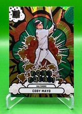 2025 Donruss Baseball Coby Mayo Bomb Squad! Green Green Laser