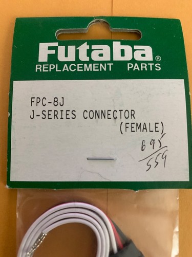 Futaba J Series Female Connector with Open Other End Part # FPC-8JNew Old Stock - Picture 2 of 6