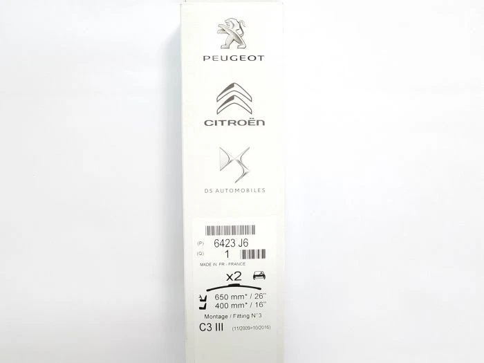 PSA PEUGEOT CITROEN 6423J6 Balai d'essuie-glace plat - Photo 1/5