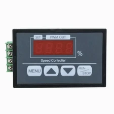 DC Motor Speed Controller 6-60V 30A PWM Display 0-100 Adjustable Switch