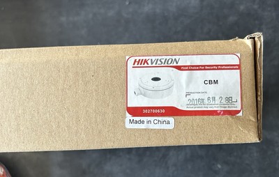 HIKVISION CBM Conduit Base Junction Box Mount Bracket Accessory For Dome Cameras