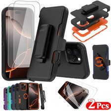 For iPhone 16/16 Pro/16 Plus/16 Pro Max Case Phone Cover Shockproof Rugged US