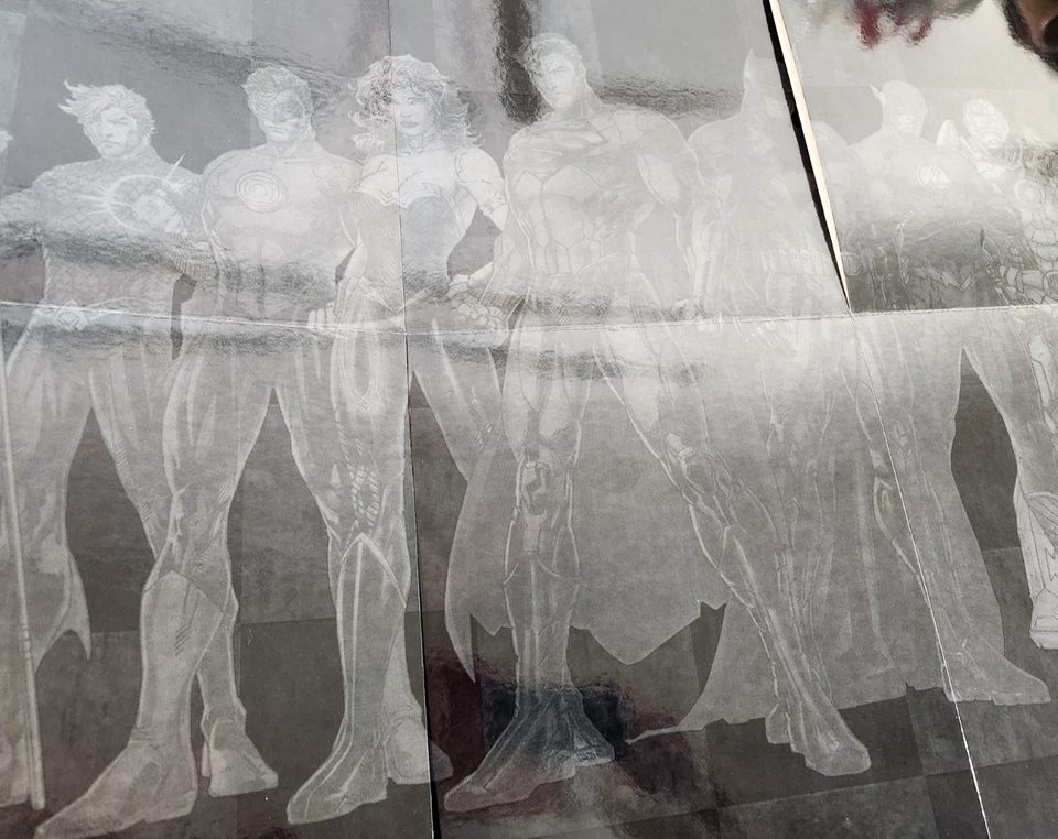 Justice League DC Comics Folding Chess Board ONLY Game - Image 2 of 4