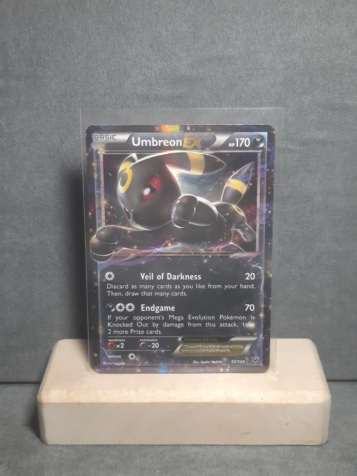 Pokemon TCG Umbreon EX 55/124 Ultra Rare Card Light To Moderate Play