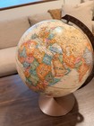 Replogle Tabletop World Globe Rotating Antique Style Metal Base MPN 4703 — photo 1