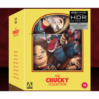 Chucky Collection Limited Edition Region Free 4K/Region B Blu-ray [1988-2022]