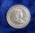 1963 Ben Franklin 90% Silver Half Dollar, Circulated