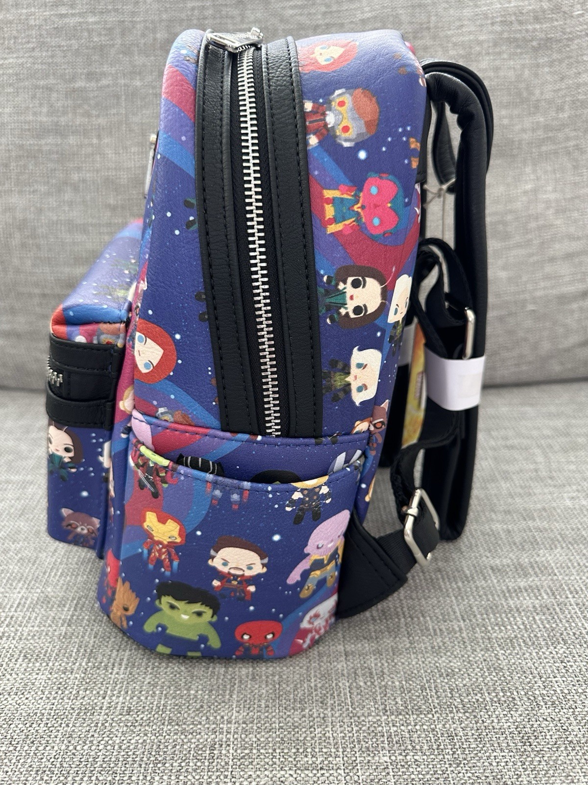 Loungefly Marvel Avengers Infinity War Chibi Character Mini Backpack RARE NWT image 3