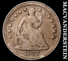 1857 Seated Liberty Half Dime- Silver Better Date No Reserve #i3626