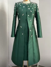 TALLY TAYLOR   DRESS SUIT /NEW WITH TAG/RETAIL$280/SIZE 18/LINED/GREEN