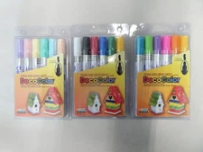 Lot of Marvy Uchida DecoColor Paint Markers 18 Pens  NEW