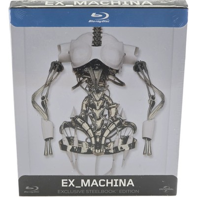 Ex Machina Blu-Ray Steelbook Débossé Italy 2015 Alex Garland Domhnall Gleeson B