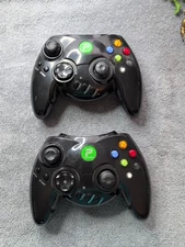 Playtech Xbox Game Controllers Black Set of 2- for Parts