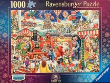 Ravensburger 1000 pc Santa's Steam Train Grotto 29th Ed. 2025 Christmas NIB