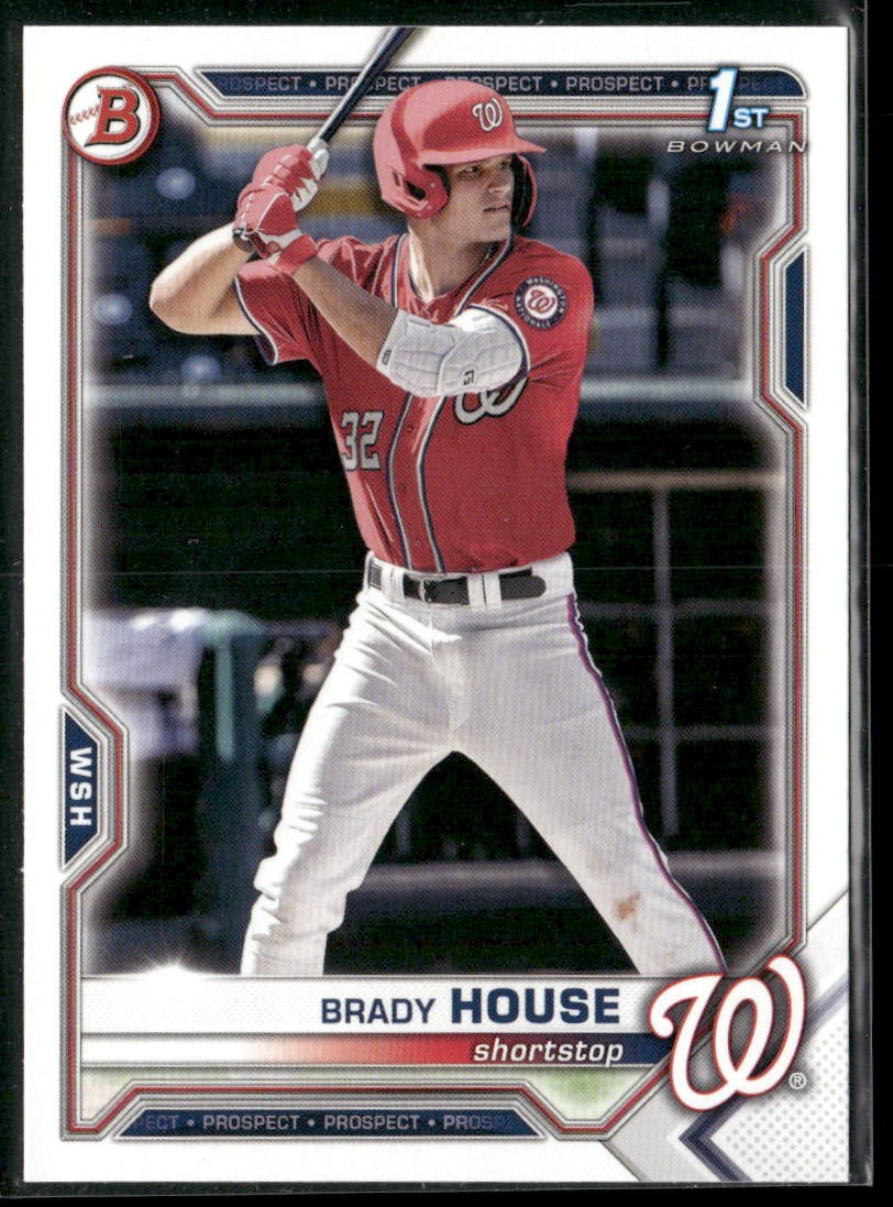 2021 Bowman Draft #BD-186 Brady House