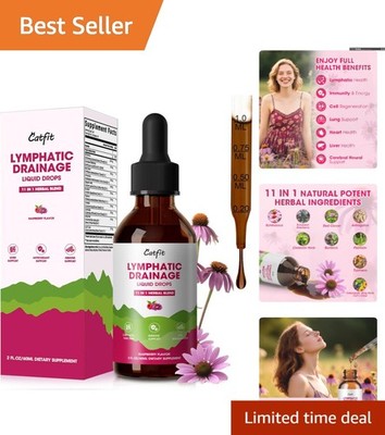 Lymphatic Drainage Drops - Immune Support & Detox with Echinacea & Elderberry