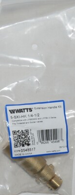 Watts 5SXIHK Extension Handle Kit 1/4 To 1/2 Inch Threaded Solder Valves