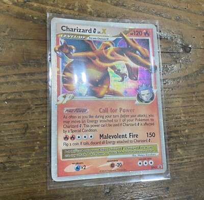 Charizard G Lv X DP45 Promo Pokemon Card. Amazing Card!! LP
