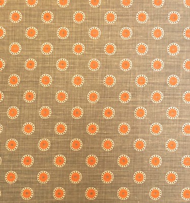 VANESSA ARBUTHNOTT Pretty Maids Duck Eggs Pumpkin Winter Printed Linen 1+ yd New