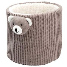 Elegant Baby Bear Crochet Storage