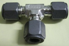 Parker 4-4-4-JBZ-SS Union Tee 1/4-1/4-1/4"