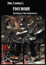 "John Toomey's-Footwork" PERCUSSION/DRUM METHOD-INSTRUCTION BRAND NEW DVD SEALED