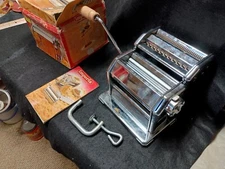 IMPERIA PASTA MAKER MACHINE SP150 MANUAL DELUXE CUTTER HEAVY DUTY CHROME