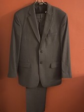 Jos A Bank Mens Suit 41 Reg 34 W Tailored Fit Signature Collection Pant Hemmed