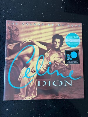 Celine Dion*   The Colour Of My Love 25TH LTD EDT TURQUOISE VINYL LP NEW SEALED