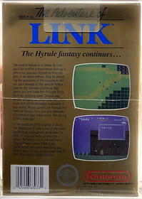 Zelda II 2 The Adventures of Link New Nintendo NES 1st Print Round Seal WATA 9.6