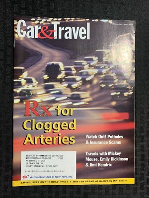 2003 March CAR & TRAVEL AAA Magazine FN 6.0 Rx for Clogged Arteries