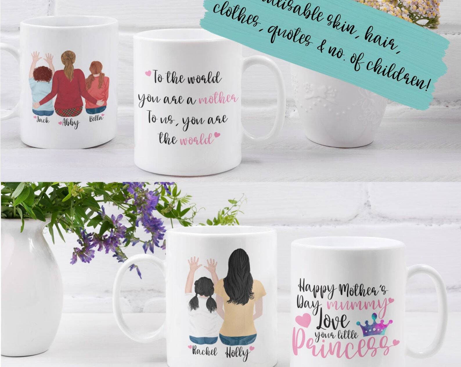 Mum & Children Mother's Day Mug