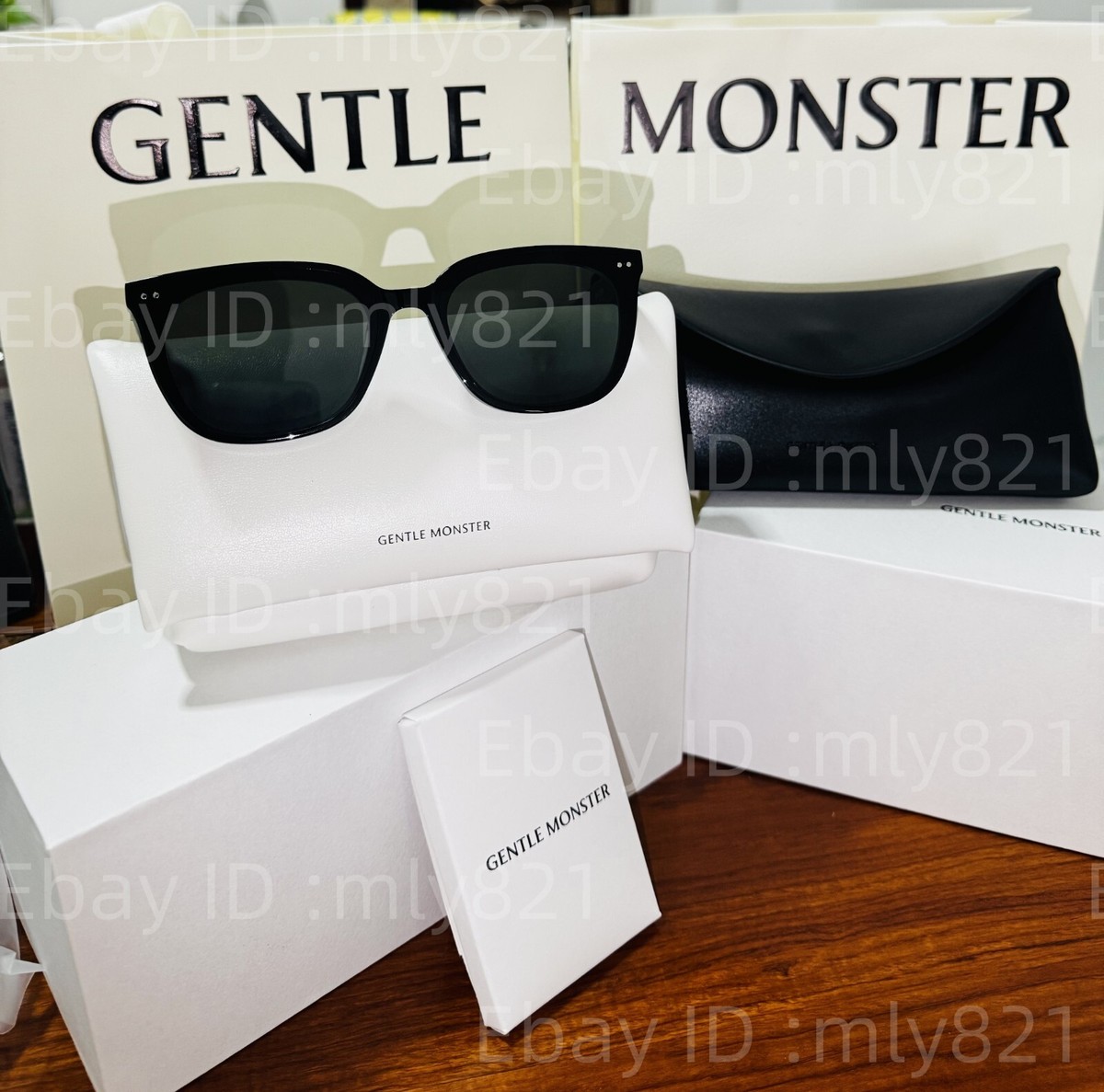 GentleMonster Sunglasses Heizer 01 Black Frame Black Lenses | eBay