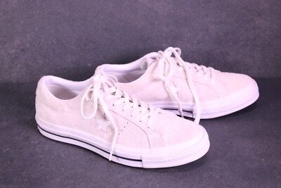 Converse Sneaker One Star OX Chucks Unisex Gr. 41,5 Leder Suede creme weiß BC981