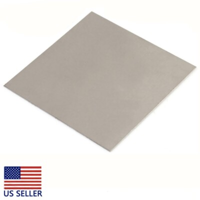 1PCS 1.2mm x 100mm x 100mm Titanium plate Ti Titan TC4 Gr5 Plate Sheet Foil