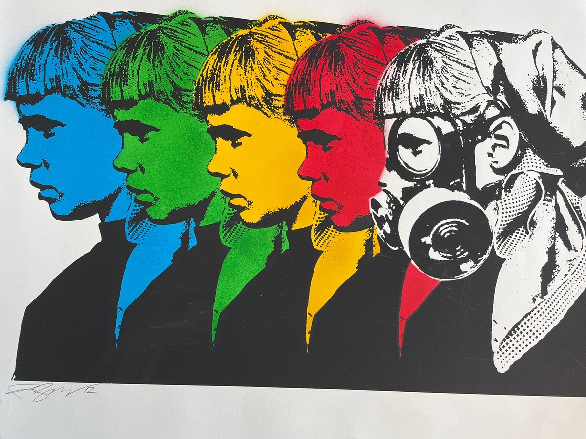 レニーギャグノン / シルクスクリーン Rene Gagnon バンクシー RENE GAGNON 2012 screen print - ultra rare - number 1/40 banksy | eBay