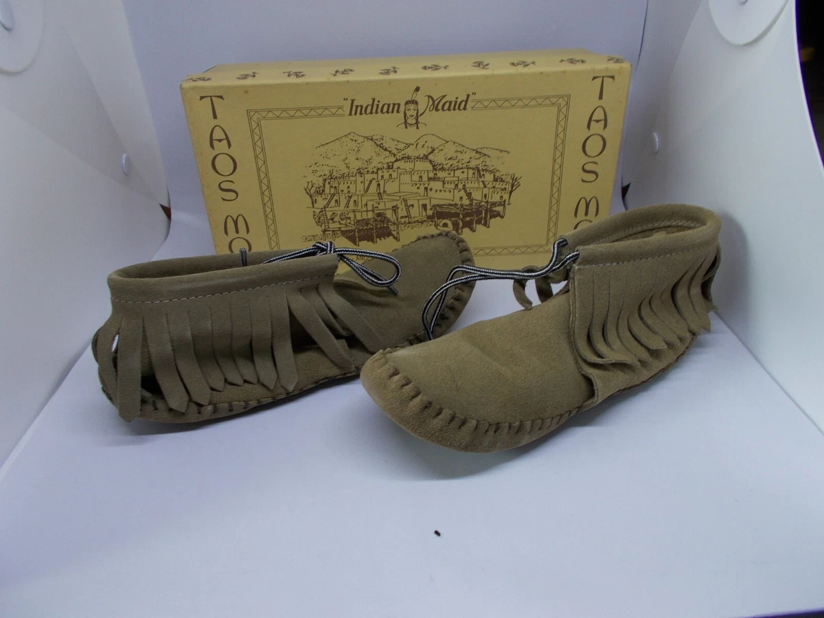 Taos Moccasins Indiana Vintage Shoes for Women for sale | eBay display picture 3