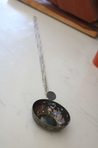 Vintage Somillier WineTasting cup with chain