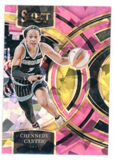 2024 Panini Select WNBA - Chennedy Carter #199 Pink Ice Premier Chicago Sky