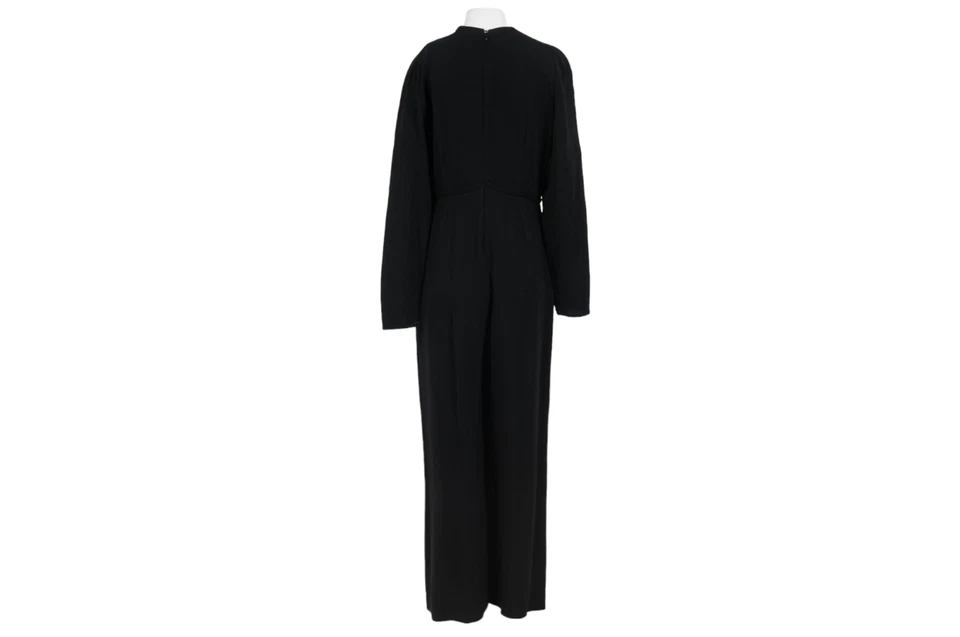 Женский комбинезон Stella McCartney с V-образным вырезом размер 46 черный эластичный из вискозы - Изображение 2 из 4