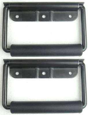 2x Gefederter Klappgriff 130 x 77 mm Kistengriff Boxengriff Tragegriff Casegriff