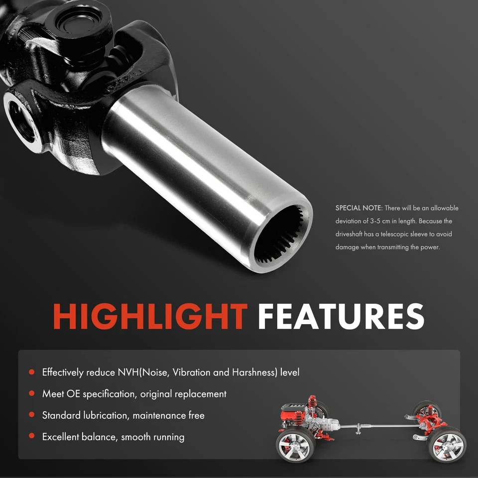 Новый приводной вал в сборе для Oldsmobile Bravada 1998 1999 2000 2001 V6 4,3 л задний - Изображение 4 из 4