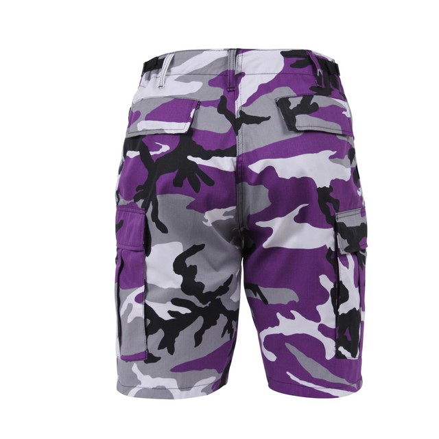Purple Camo CARGO SHORTS Violet Ravens Vikings Lakers Wildcats Tigers TCU LSU | eBay