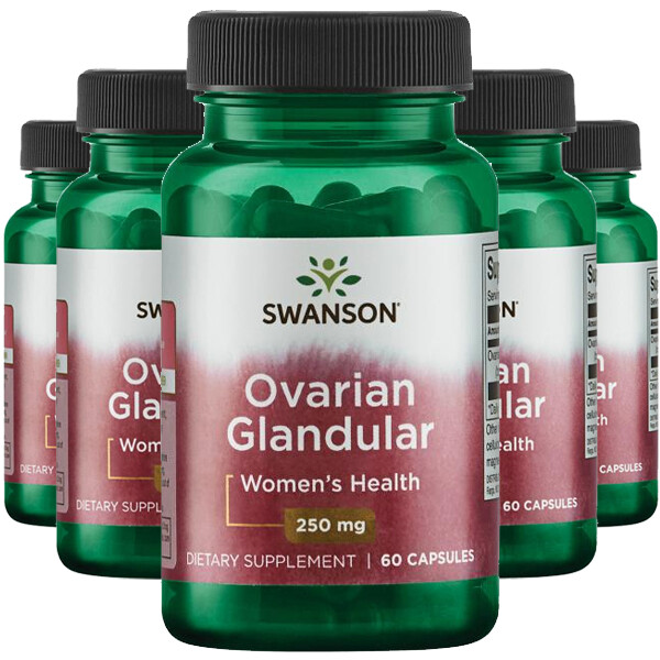 Raw Ovarian Glandular 250 mg 5X60 Caps eBay
